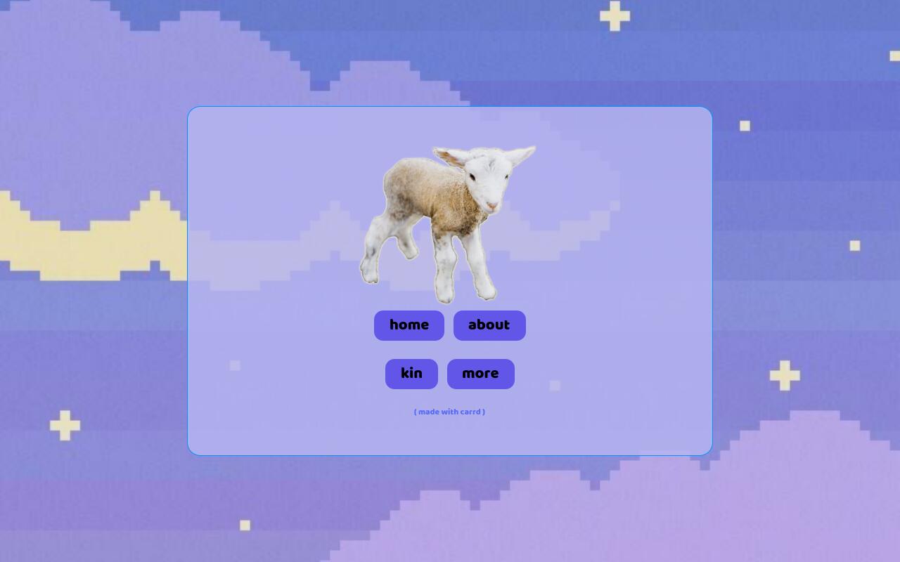 Carrd profile picture for @roxy